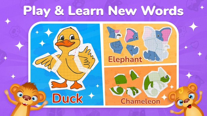 123 Fun Animal Puzzle Games