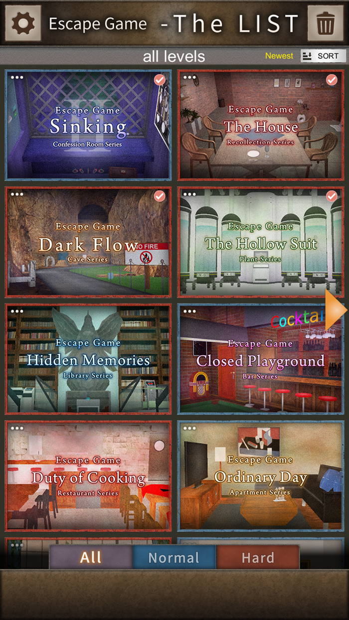 Escape Game - The LIST