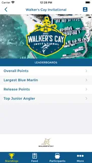 walker's cay tournaments iphone screenshot 2