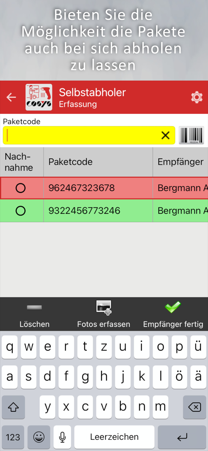 COSYS Pakettransport