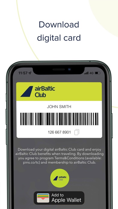 airBaltic Club Screenshot