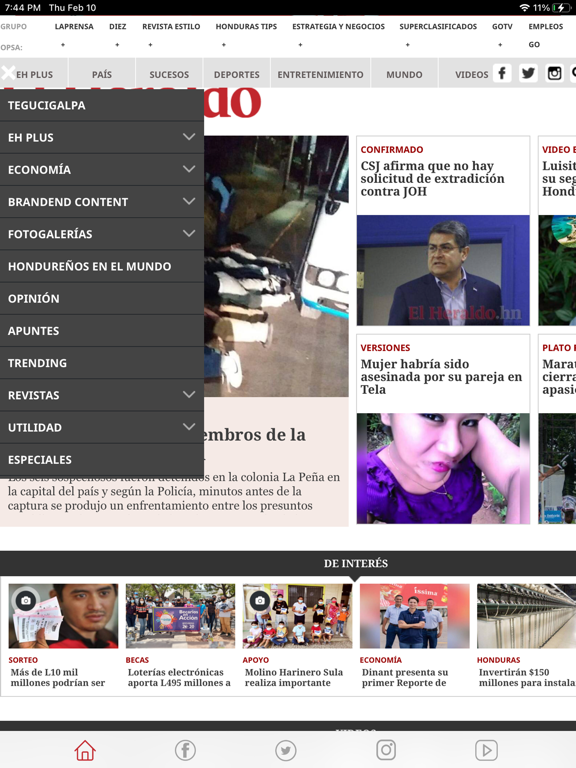 Screenshot #6 pour Diario El Heraldo Honduras
