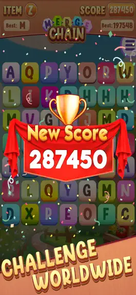 Game screenshot Merge Chain – Letter Matching hack