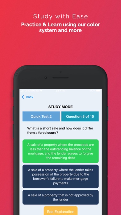 Idaho Real Estate Exam Screenshot