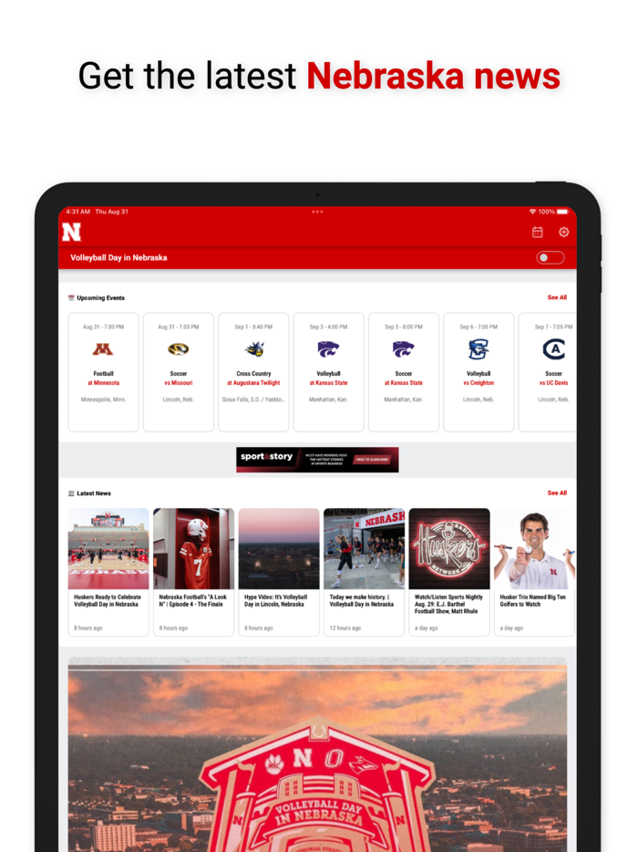 Official Nebraska Huskers