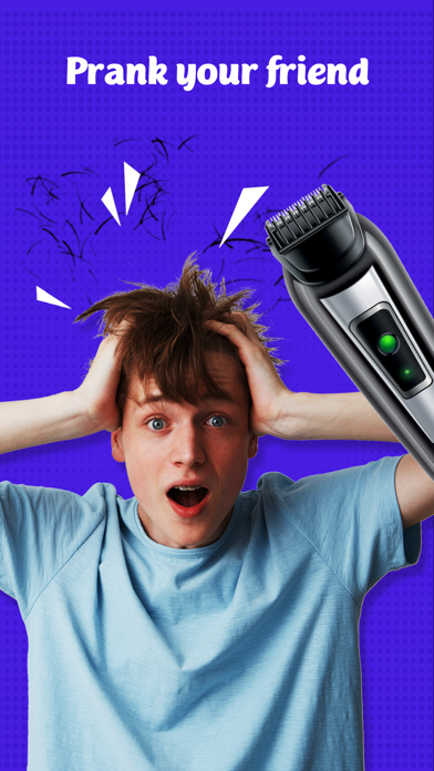 Hair Clipper Prank App Screenshot
