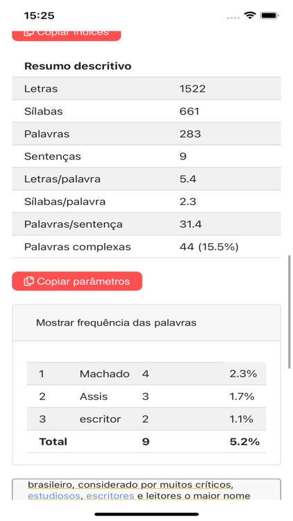 ALT - Legibilidade Textual