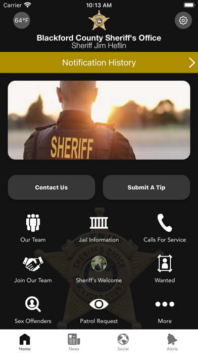 Blackford County Sheriff Screenshot