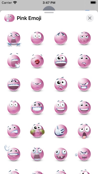 Pastel Pink Emoji Screenshot