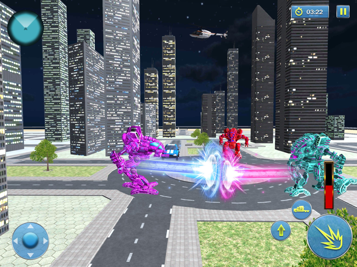 Robot Car War Transform Fight