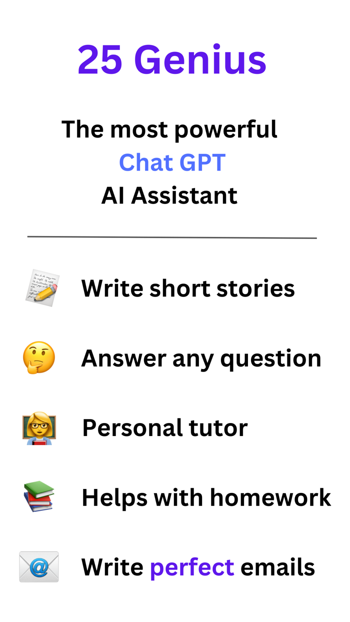 25Genius - AI Chat Assistant