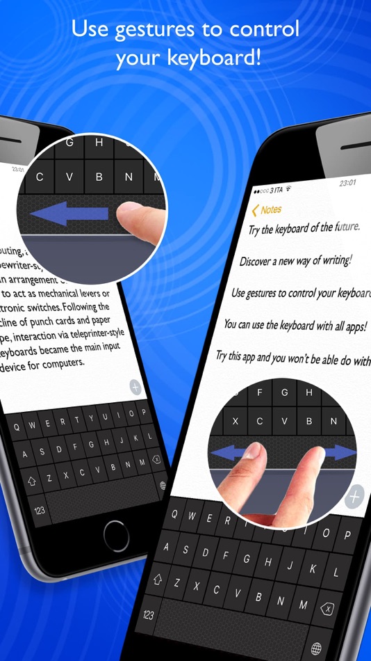#2. Swipe Keyboard Simple (iOS) 由: Giacomo Guglielmi