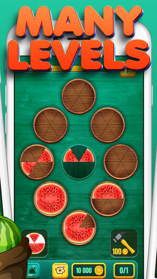 #2. Seven Watermelons Slices (iOS) بواسطة: TWO - SUN LTD.