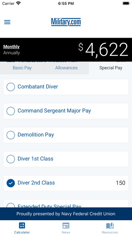 Military Pay by Military.com
