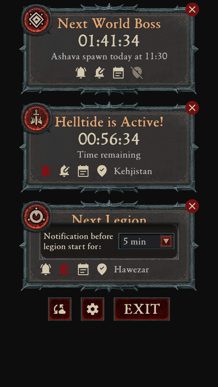 D4 Events Time Tracker