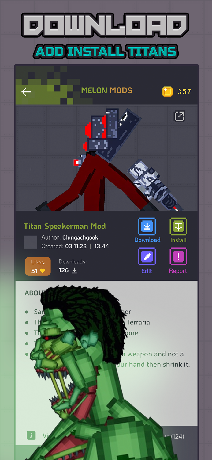 Five Mods for Melon Playground