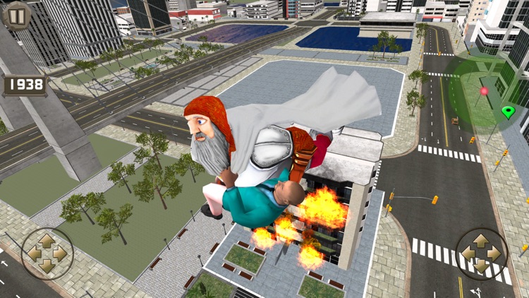 Super Santa Flying Hero