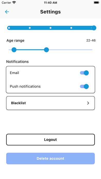 FriendMe App Screenshot