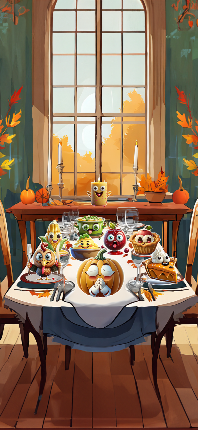 American Thanksgiving Stickers