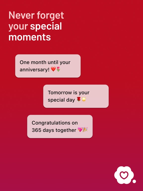 Couple Countdown iPad screenshot 4 - Lifestyle app