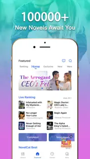 novelcat-novels and books iphone screenshot 2