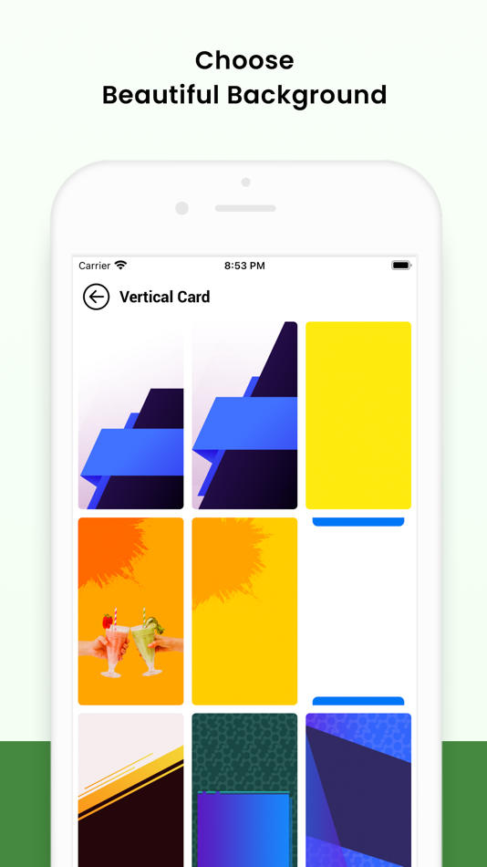 #5. Business & visiting card Maker (iOS) Podle: Mayank Mangukiya