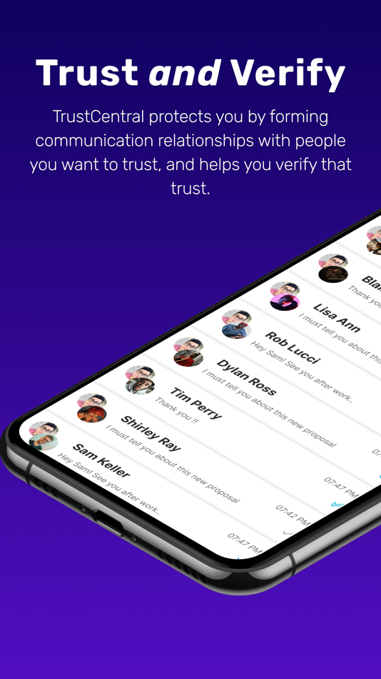 #1. TrustCentral Secure Messenger (iOS) 由: TrustCentral