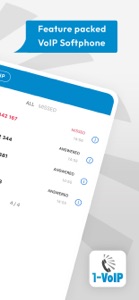 1-VoIP Softphone screenshot #4 for iPhone