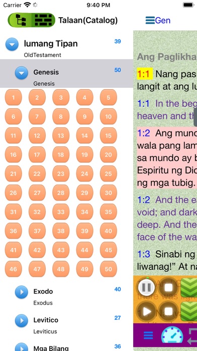 Filipino Tagalog-English Bible Screenshot