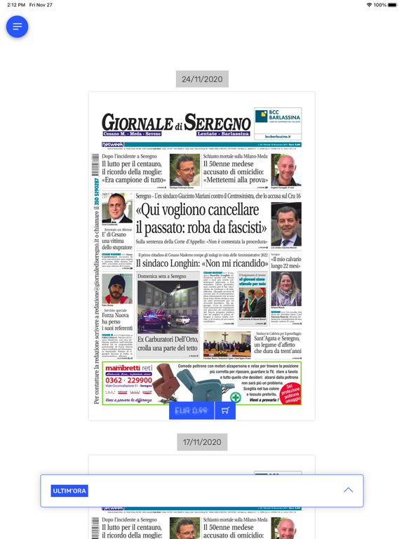 Screenshot #5 pour Il Giornale di Seregno