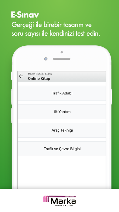 Marka Sürücü Kursu Screenshot