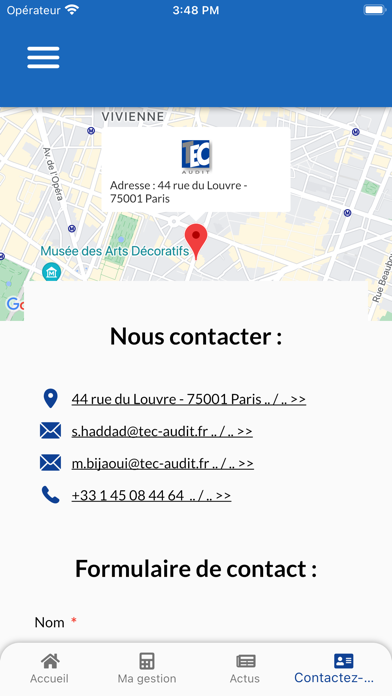 My Tec Audit - Comptable Paris Screenshot