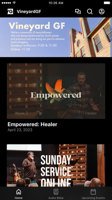 Vineyard Church Great Falls Screenshot