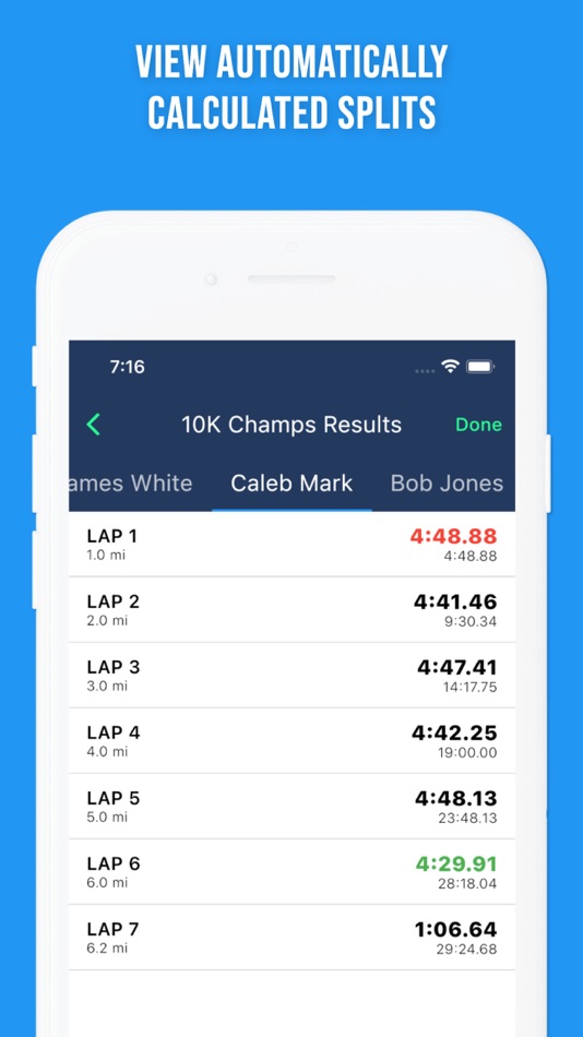 #5. Split Tracker - Timing System (iOS) 由: Running Apps & Fitness Plans LLC