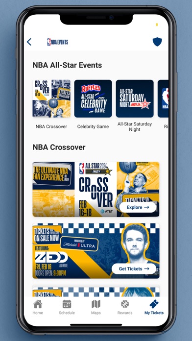 NBA Events Screenshot