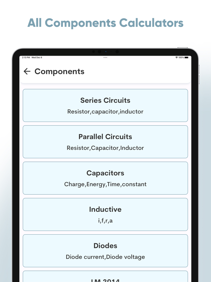 Electronics Calculator Toolkit