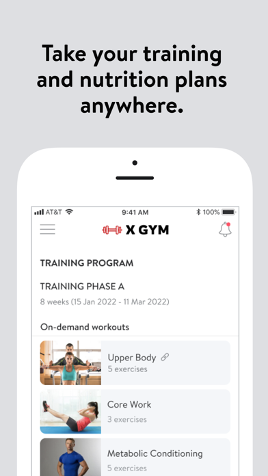 X Gym Training Screenshot