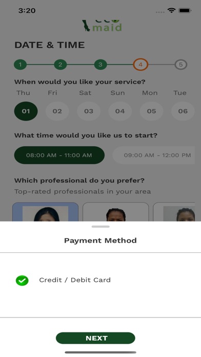 Ecomaid (Cleaning Services) Screenshot