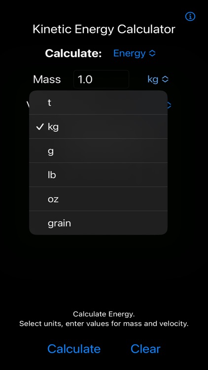 Kinetic Energy Calculator screenshot-3