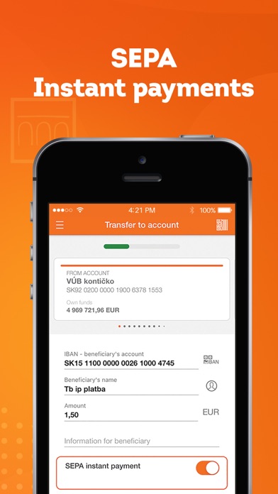VÚB Mobile Banking Screenshot