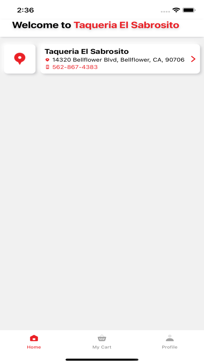 Taqueria El Sabrosito