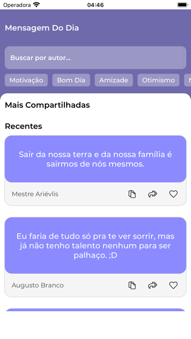 Mensagem do Dia Screenshot