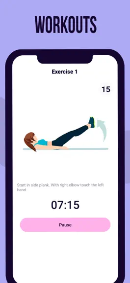 Game screenshot ABS Workout at Home - Six Pack mod apk