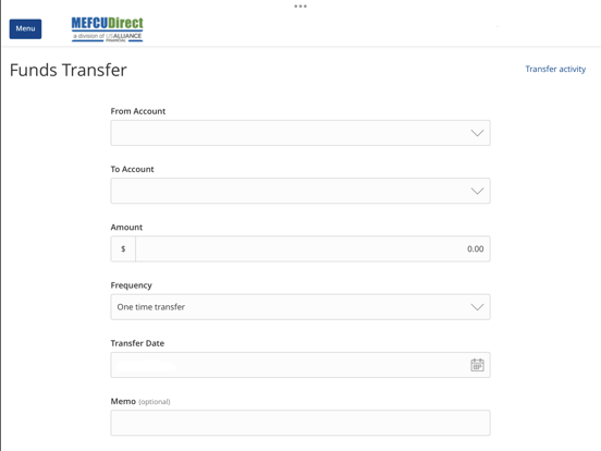 Screenshot #5 pour MEFCUDirect Mobile