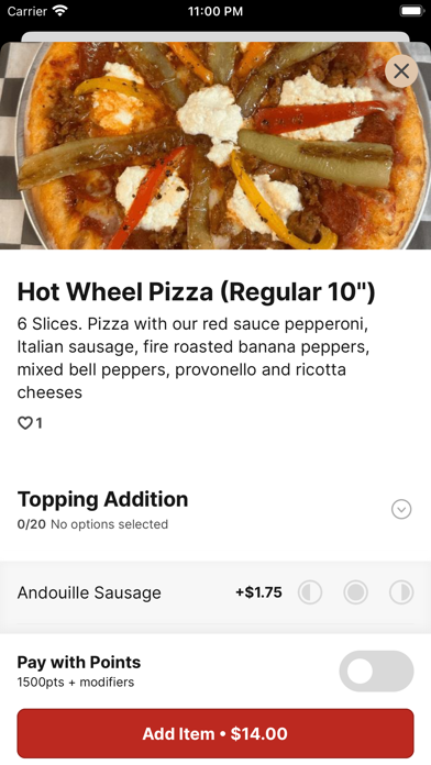 Martoni's Fire Baked Pizza Screenshot