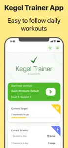 Kegel Trainer PFM Exercises screenshot #5 for iPhone