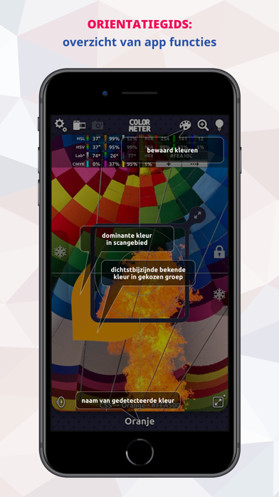 ColorMeter RGB Colorimeter iPhone app afbeelding 5