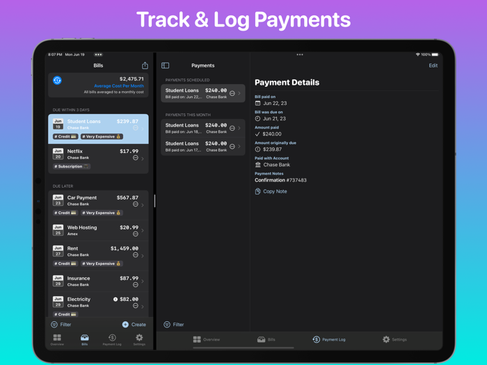 Bills io - Track Your Expenses