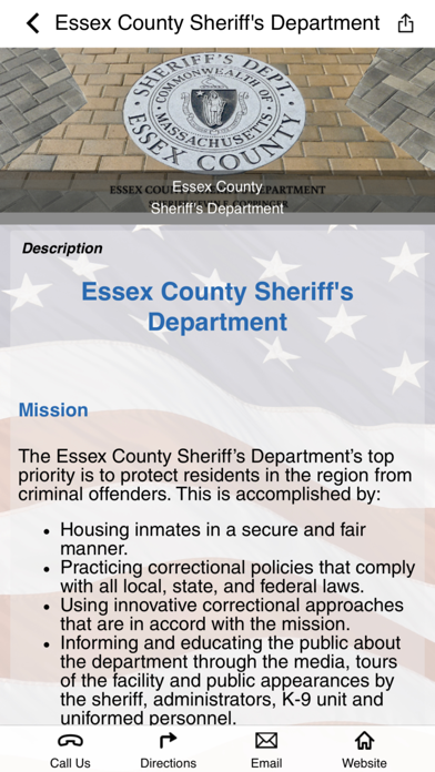Essex County Sheriff's Dept. Screenshot