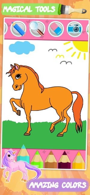 Jogo Criativo SES Livro de Colorir Unicornio (Idade Minima: 3 anos